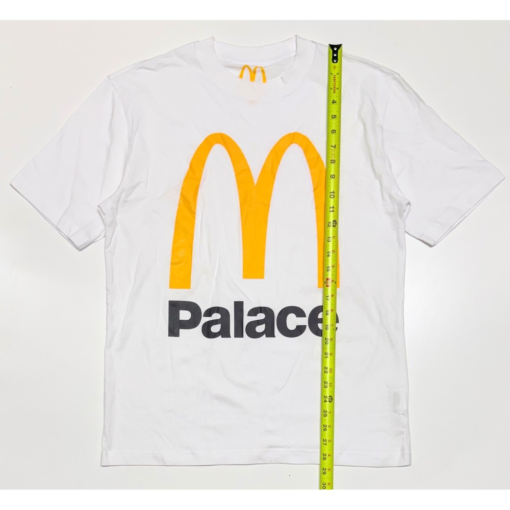 Palace McDonalds Logo T-Shirt White Mens Large 2023 Collab Streetwear Tee